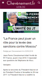 Mobile Screenshot of chevenement.fr